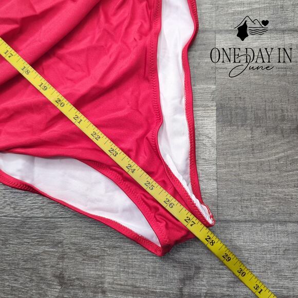 Vimpunec Cut Out Tie Back One Piece Swimsuit Size L - Picture 6 of 7